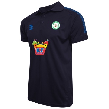 Barrowby CC Women's Dual Solid Colour Polo : Navy